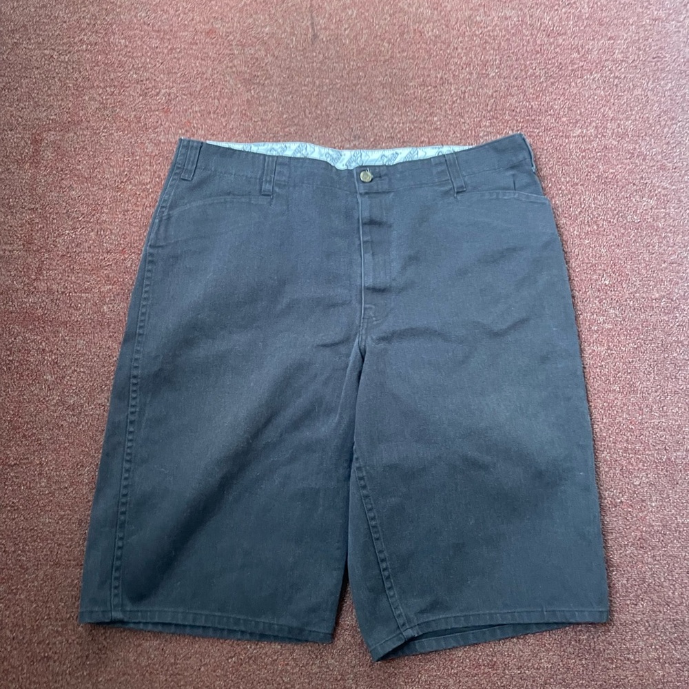 Ben Davis Black Flat Front Shorts - Picture 3 of 5